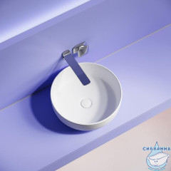  Раковина на столешницу 38 см Ceramicanova Taycan CN12003MW (белый матовый)