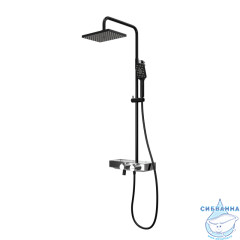 Душевая система Wasserkraft 260 1 режим A11401 (черный матовый)