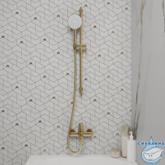 Штанга душевая 70 см Iddis Ray RAY70MGi17 (золото матовое) 