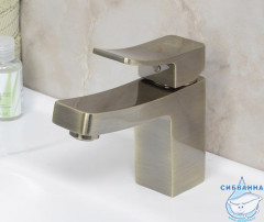 Смеситель для раковины Wasserkraft Exter 1603 (без донного клапана)(бронза)