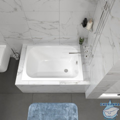 Акриловая ванна Тритон Литл 100х70 с каркасом