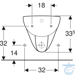  Биде подвесное Geberit Renova 233040000