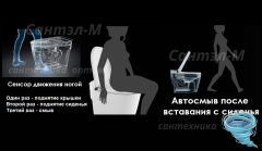 Унитаз подвесной с функцией биде JOMOO P30 с сиденьем Soft Close (микролифт)