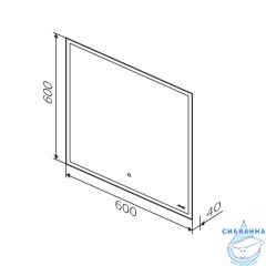 Зеркало Am.Pm Spirit 2.0 60 см M71AMOX0601SA