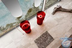 Раковина напольная 45 см ABBER Kristall  AT2701Rubin