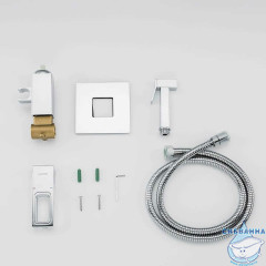 Встраиваемый смеситель с гигиеническим душем Gappo G7218 (хром)