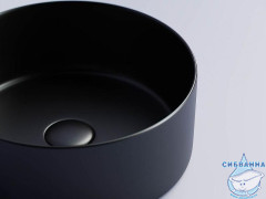  Раковина на столешницу 36 см Ceramicanova Element CN6032MB (черный матовый)