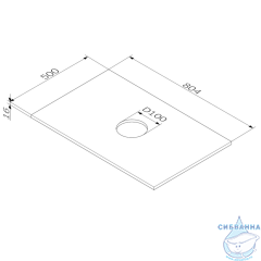 Столешница AM.PM Func 80 M8FST0800OF