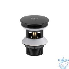 Донный клапан для раковины Aquatek AQ6002MB (черный матовый)