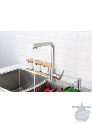 Смеситель кухни Frap F4348 (сатин)