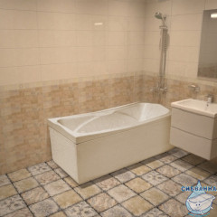 Акриловая ванна Santek Корсика 180х80 с каркасом