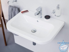 Смеситель для раковины Ravak Chrome CR 011.00, X070053 (с донным клапаном)