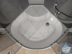 Душевая кабина Erlit ER3510TP-C4 100x100 профиль хром, стекло тонированное