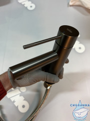 Смеситель для раковины Timo Saona 2361/18F (без донного клапана) (черное золото)