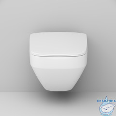 Унитаз подвесной безободковый AM.PM  Inspire 2.0 FlashClean (с сиденьем Soft Close (микролифт) C50A1700SC