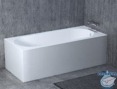Ванна из искусственного камня Salini Ornella 170x75 (материал sapirit,белый матовый)