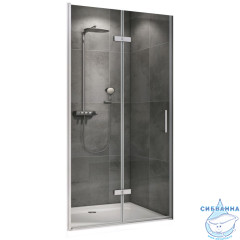 Дверь в нишу ABBER Zart AG08070P 70x195 профиль хром, стекло прозрачное