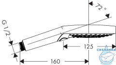 Душевая система Hansgrohe Raindance S 240 1 режим 27959670 (черный матовый)