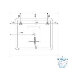  Зеркало Iddis Zodiac 80 см ZOD80T0i98
