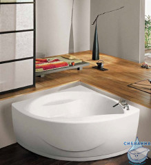 Акриловая ванна Jacob Delafon Presqu’Ile 145x145 с каркасом