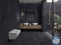 Плитка керамогранитная AZARIO TURKISH NERO 80х160 Carving (P231123008C)