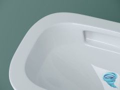 Унитаз подвесной безободковый Ceramicanova Union Rimless CN4009T с сиденьем быстросъемным Soft Close (микролифт)