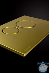 Кнопка смыва Charus Robusto FP.330.BG.05 брашированное золото