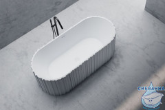 Ванна из искусственного камня ABBER Stein 170x75 AS9653