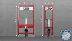 Инсталляция для унитазов Tece TECEbase 9400440