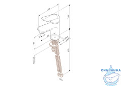 Смеситель для раковины AM.PM Sunny F85C02100 (без донного клапана) (хром)