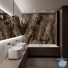 Ванна WHITECROSS Jane 180x80 (белый мат) иск. камень
