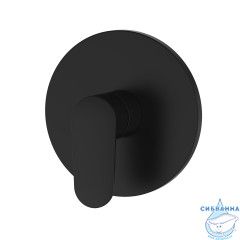 Встраиваемый смеситель для душа  Aquatek Ника AQ1866MB (1 режим) (черный матовый)