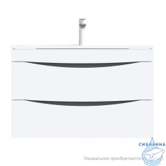 Тумба подвесная, белая, 80 см, Cloud,  IDDIS, CLO80W0i95. Подходит умывальник: 0138000i28