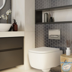  Кнопка смыва Iddis Unifix UNI31CHi77 хром 