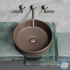  Раковина на столешницу 36 см Ceramicanova Element CN6057MDB (коричневый)
