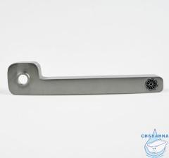 Излив для смесителя, ванна, плоский, латунь, 150 мм, поворотный, в/див, графит, ID, 995F15G2SM