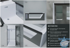 Акриловая ванна 1Marka Genesis 180x75