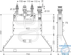 Внутренняя часть Hansgrohe 13444180
