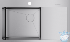 Кухонная мойка Omoikiri Akisame 86 Side нержавеющая сталь