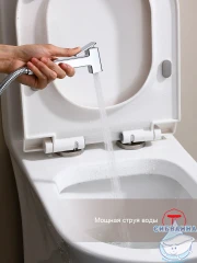 Встраиваемый смеситель с гигиеническим душем Raglo R51.52 (хром)