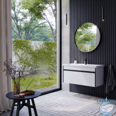 Тумба Aqwella Urban 80 белый с раковиной Фест 80