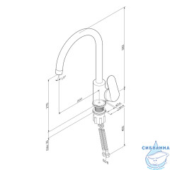 Смеситель для кухни AM.PM Like F8007100 (хром)
