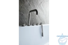 Смеситель для ванны на борт Allen Brau Priority 265367 (никель)