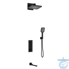 Душевая система Vincea Inspire 320 1 режим VSFW-433TI4MB (черный матовый)