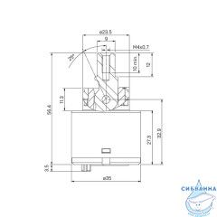 Картридж, 35 мм, EcoStop, EcoControl, 01, IDDIS, 01ESC35i82