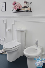 Унитаз напольный Jacob Delafon Cleo 1889 UJAC102-0 с бачком и сиденьем быстросъемным Soft Close (микролифт)