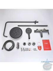 Душевая система Raglo 230 1 режим R32.24.09 (графит)