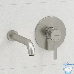 Встраиваемый смеситель для раковины Wasserkraft A42583 (никель)