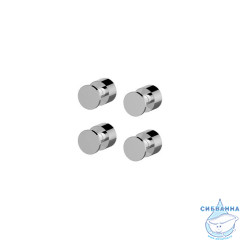 Комплект крючков, 4 шт., хром, HOK4SC0i41, IDDIS