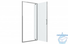 Дверь в нишу Encanto Stella 90 профиль хром, стекло прозрачное